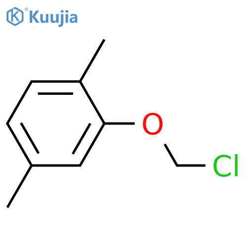 Benzene, 2-(chloromethoxy)-1,4-dimethyl- structure