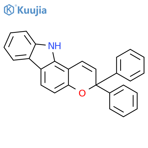 Pyrano[3,2-a]carbazole, 3,11-dihydro-3,3-diphenyl- structure