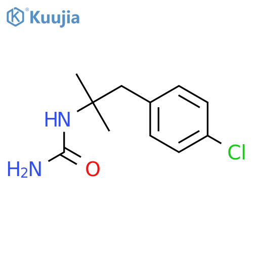 N-(P-Chloro-α,α-dimethyl phenethyl)urea structure