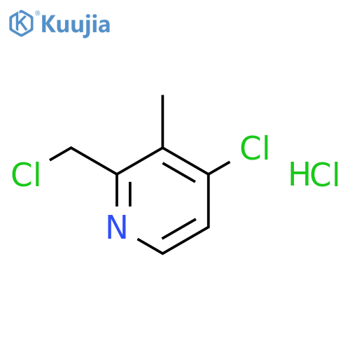 2-Chloromethyl-4-(chloro)-3-methylpyridine hydrochloride structure