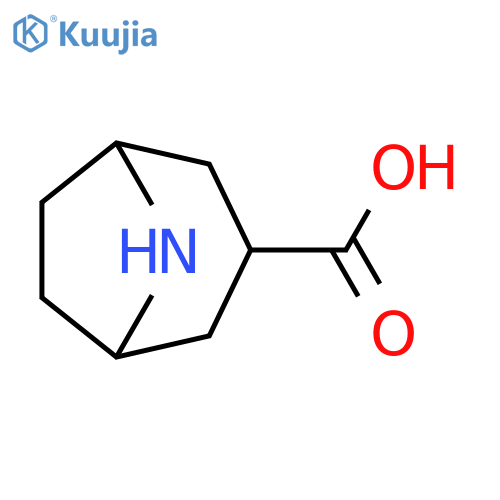 (1R,3R,5S)-8-azabicyclo3.2.1octane-3-carboxylic acid structure