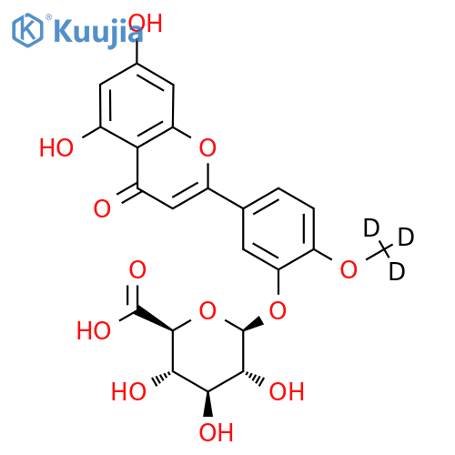 Diosmetin 3-O-b-D-Glucuronide structure