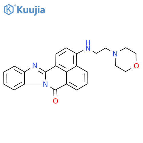 3-((2-Morpholinoethyl)amino)-7H-benzo[de]benzo[4,5]imidazo[2,1-a]isoquinolin-7-one structure