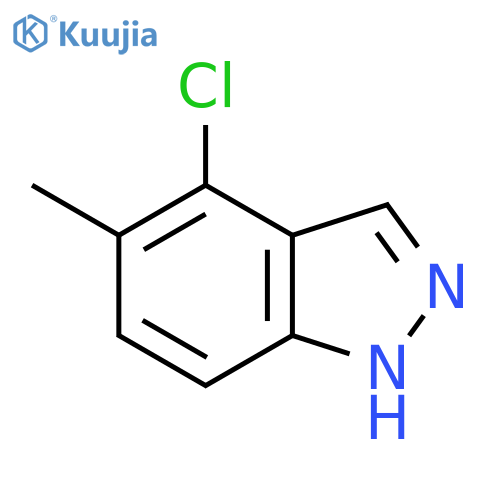 4-Chloro-5-methyl-1H-indazole structure