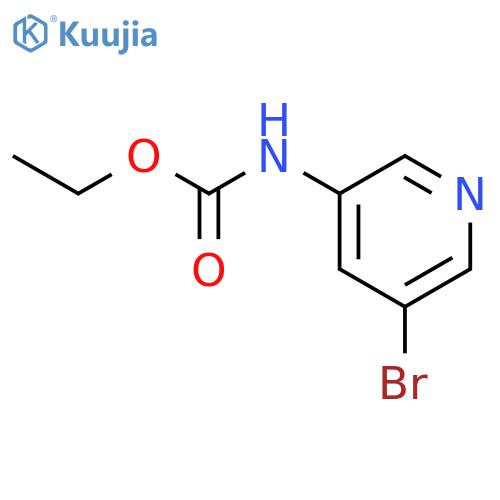 Ethyl (5-bromopyridin-3-yl)carbamate structure