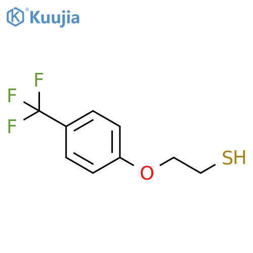 Ethanethiol, 2-[4-(trifluoromethyl)phenoxy]- structure
