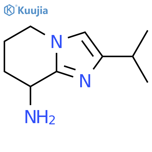 2-Isopropyl-5,6,7,8-tetrahydroimidazo[1,2-a]pyridin-8-amine structure