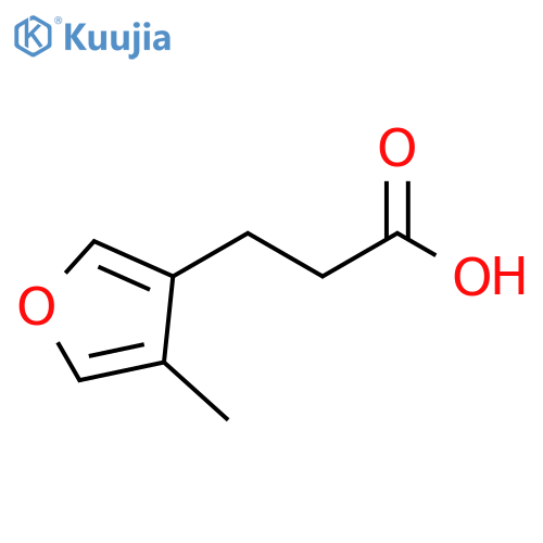 3-(4-methylfuran-3-yl)propanoic acid structure