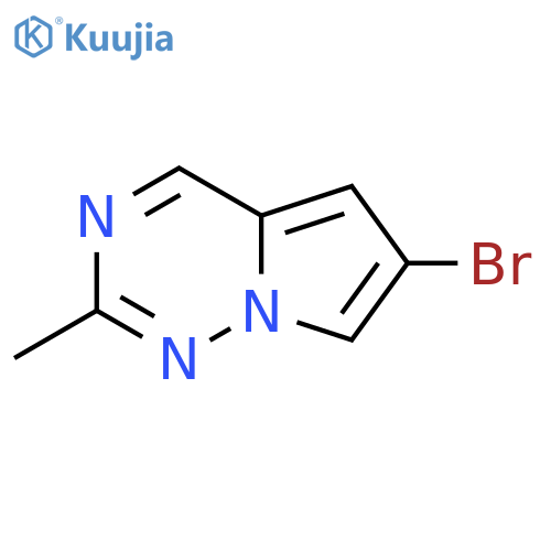 6-bromo-2-methylpyrrolo[2,1-f][1,2,4]triazine structure