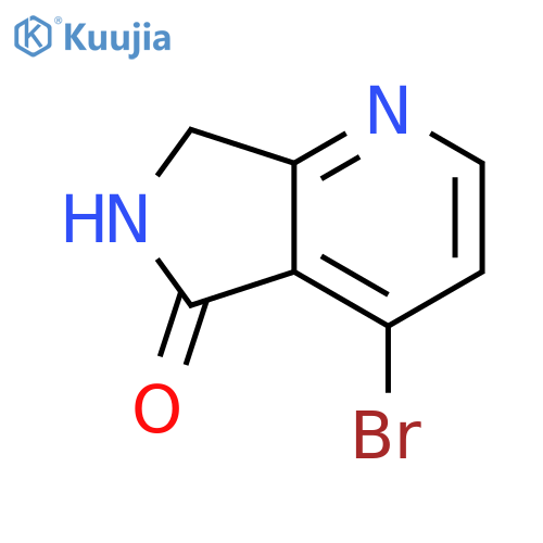 4-bromo-5H,6H,7H-pyrrolo[3,4-b]pyridin-5-one structure