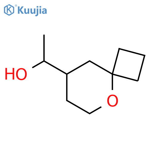 1-{5-oxaspiro[3.5]nonan-8-yl}ethan-1-ol structure