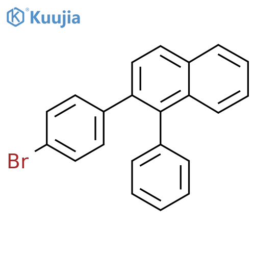 2-(4-Bromophenyl)-1-phenylnaphthalene structure