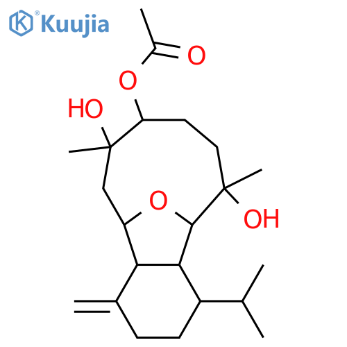 6,13-Epoxy-4(18)-eunicellene-8,9,12-triol; (6α,8α,9β,12α,13α)-form, 9-Ac structure