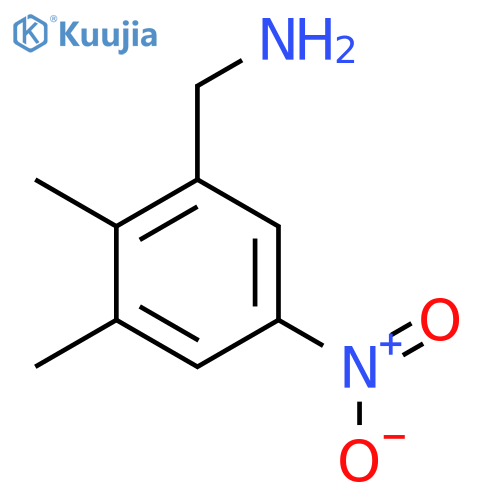 2,3-Dimethyl-5-nitrobenzylamine structure