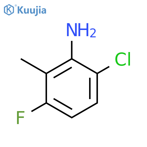 6-Chloro-3-fluoro-2-methylaniline structure