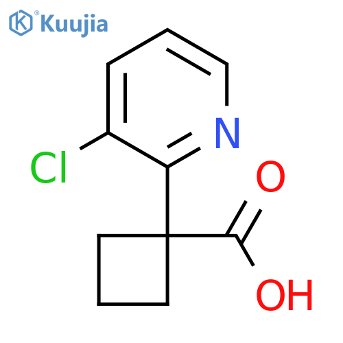 1-(3-Chloropyridin-2-YL)cyclobutanecarboxylic acid structure