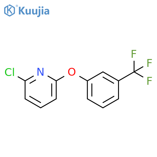 Pyridine, 2-chloro-6-[3-(trifluoromethyl)phenoxy]- structure