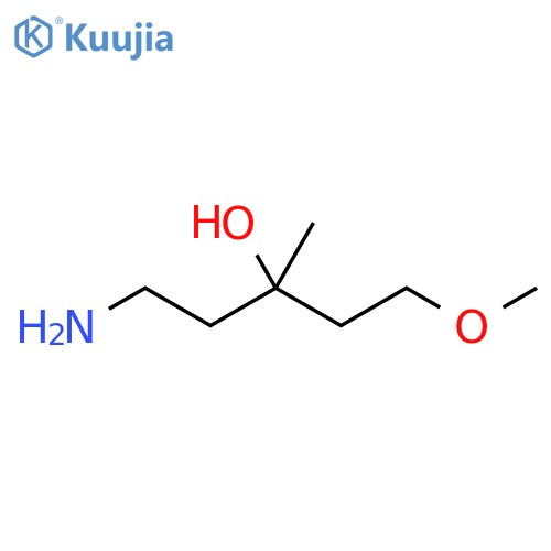 3-Pentanol, 1-amino-5-methoxy-3-methyl- structure