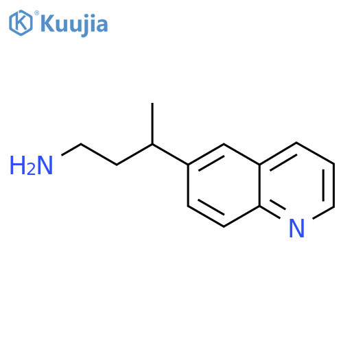 3-(quinolin-6-yl)butan-1-amine structure