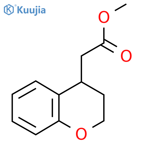Methyl 2-(chroman-4-YL)acetate structure