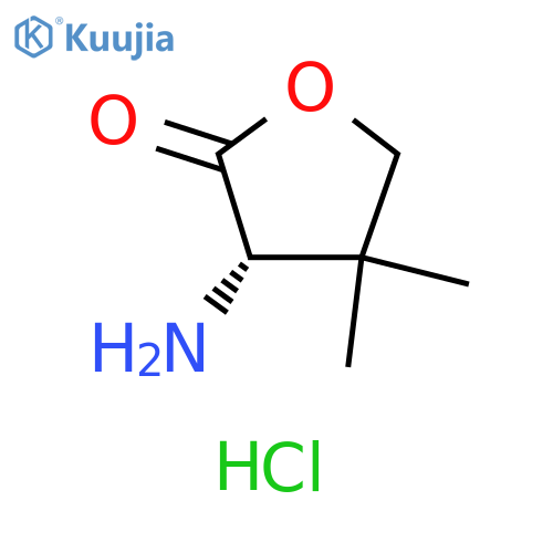 (3S)-3-amino-4,4-dimethyloxolan-2-one hydrochloride structure