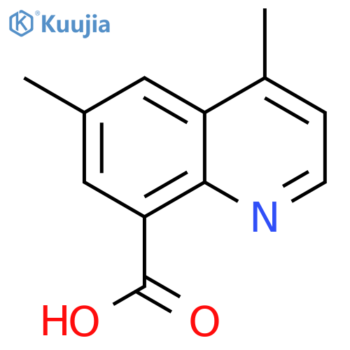 4,6-dimethylquinoline-8-carboxylic acid structure