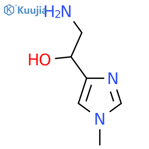 2-Amino-1-(1-methyl-1H-imidazol-4-yl)ethan-1-ol structure