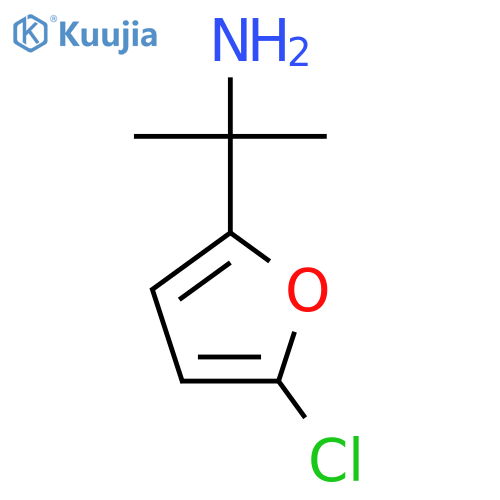 2-(5-chlorofuran-2-yl)propan-2-amine structure