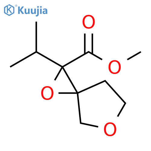 1,5-Dioxaspiro[2.4]heptane-2-carboxylic acid, 2-(1-methylethyl)-, methyl ester structure
