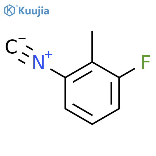 1-fluoro-3-isocyano-2-methylbenzene structure