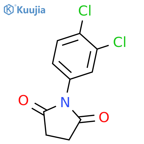 2,5-Pyrrolidinedione,1-(3,4-dichlorophenyl)- structure