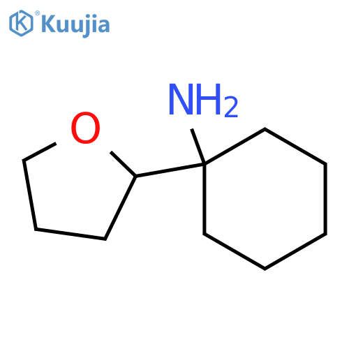 1-(oxolan-2-yl)cyclohexan-1-amine structure