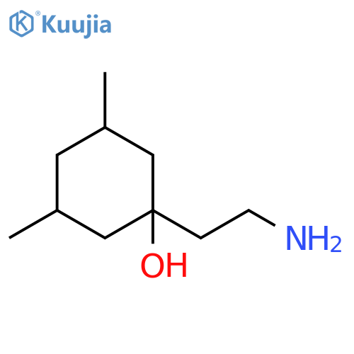 Cyclohexanol, 1-(2-aminoethyl)-3,5-dimethyl- structure