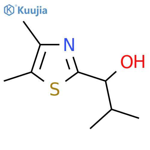 1-(Dimethyl-1,3-thiazol-2-yl)-2-methylpropan-1-ol structure