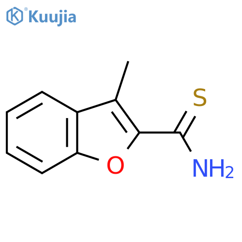 3-methyl-1-benzofuran-2-carbothioamide structure