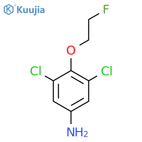 3,5-Dichloro-4-(2-fluoroethoxy)aniline structure