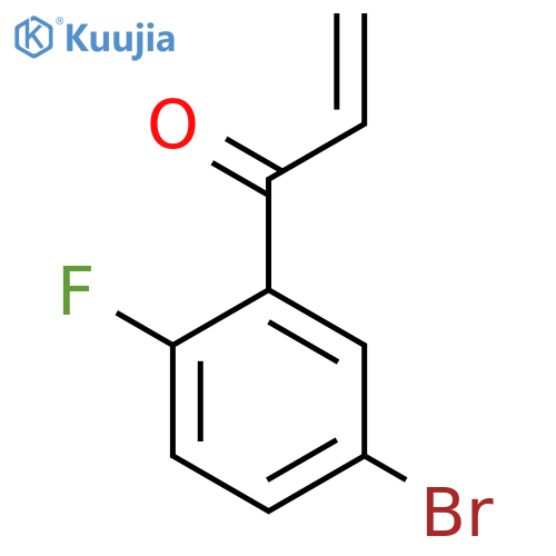 1-(5-bromo-2-fluorophenyl)prop-2-en-1-one structure