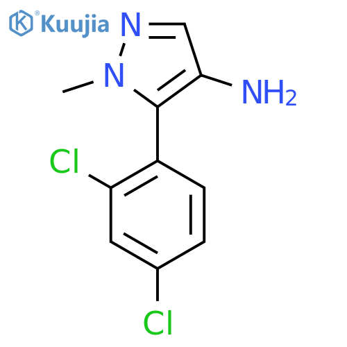 5-(2,4-Dichlorophenyl)-1-methyl-1h-pyrazol-4-amine structure