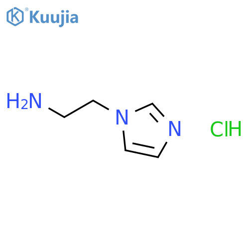 2-(1H-imidazol-1-yl)ethan-1-amine hydrochloride structure