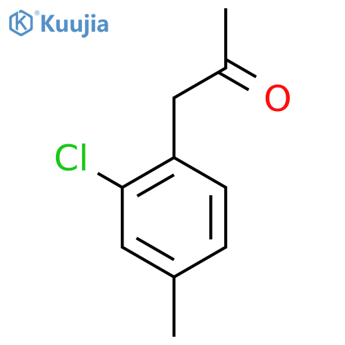 1-(2-chloro-4-methylphenyl)propan-2-one structure
