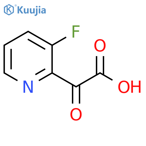 2-(3-fluoropyridin-2-yl)-2-oxoacetic acid structure