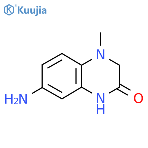 7-Amino-4-methyl-3,4-dihydroquinoxalin-2(1H)-one structure
