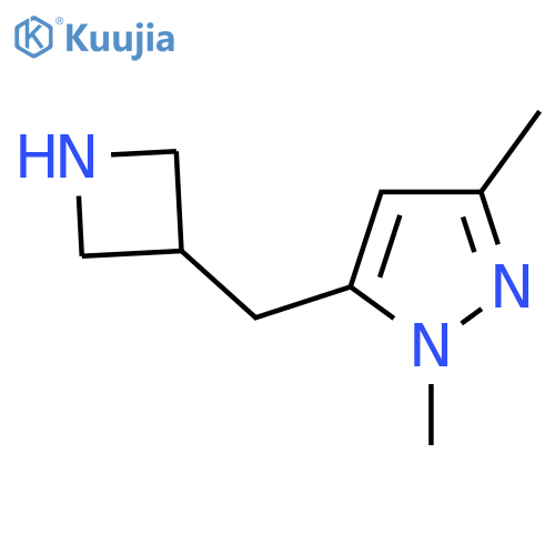 5-[(Azetidin-3-yl)methyl]-1,3-dimethyl-1h-pyrazole structure
