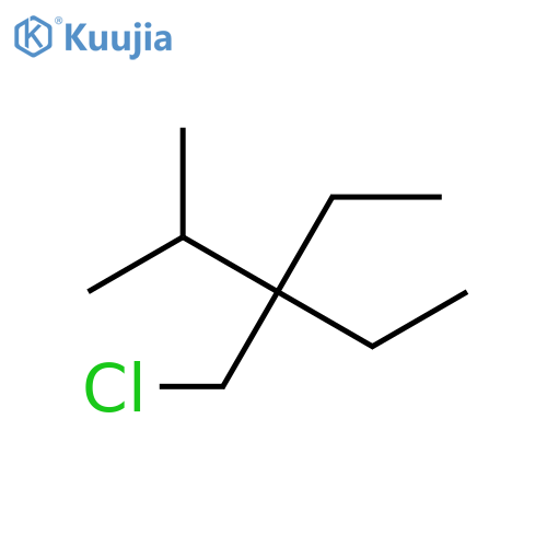 Pentane, 3-(chloromethyl)-3-ethyl-2-methyl- structure