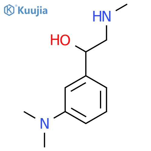 1-3-(dimethylamino)phenyl-2-(methylamino)ethan-1-ol structure