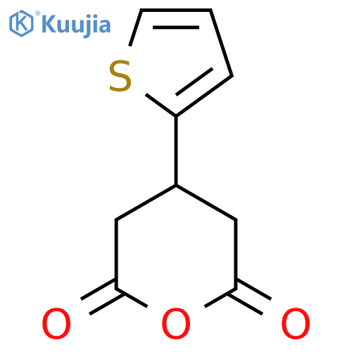 4-(2-Thienyl)dihydro-2H-pyran-2,6(3H)-dione structure