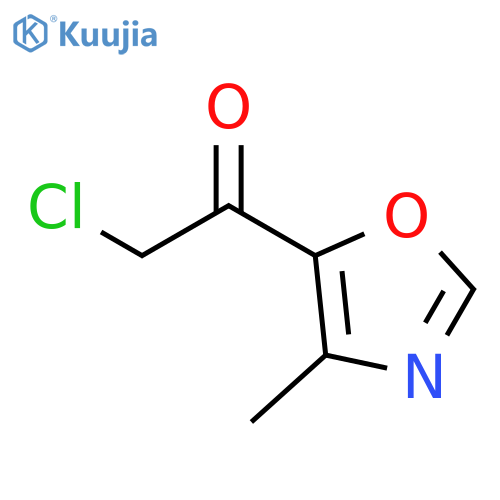 2-CHLORO-1-(4-METHYL-1,3-OXAZOL-5-YL)ETHAN-1-ONE structure