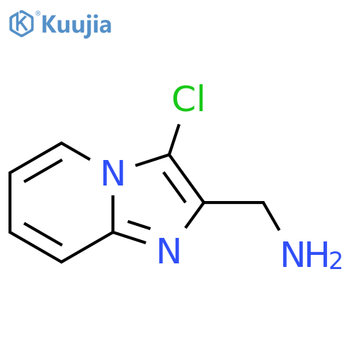 {3-chloroimidazo1,2-apyridin-2-yl}methanamine structure