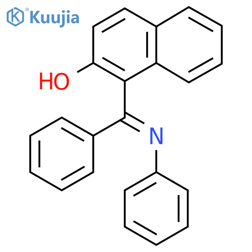 1-[(E)-Benzene-N-phenylcarboximidoyl]naphthalen-2-ol structure