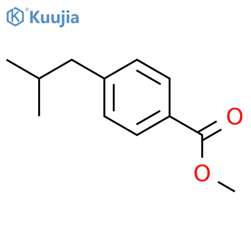 Methyl 4-isobutylbenzoate structure